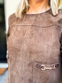 The Saddle Club Suede Top Entro