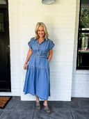 The All Dae Denim Midi Dress Entro
