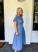 The All Dae Denim Midi Dress Entro