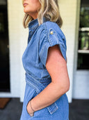 The All Dae Denim Midi Dress Entro