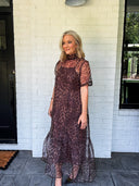 The Wildest Dreams Leopard Midi Dress Entro