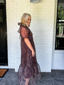 The Wildest Dreams Leopard Midi Dress Entro
