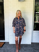 The Storyteller Printed Shirt Dress Entro