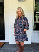 The Storyteller Printed Shirt Dress Entro