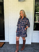The Storyteller Printed Shirt Dress Entro
