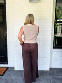 The After Hours Suede Pant Mustard Seed