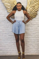 Raiment Pleated Bamboo Shorts