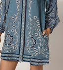 Anouk Mini Dress | Cardamon Blue