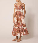 Cindy Ankle Dress | Foulard Paisley