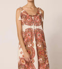 Cindy Ankle Dress | Foulard Paisley