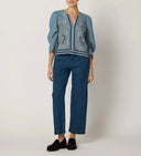 Farrah Blouse | Cardamon Blue