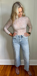 Botanical Breeze Mesh Top