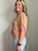 Blush & Biscotti Sweater