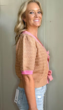 Blush & Biscotti Sweater - Laundry Dae
