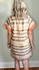 Brushstroke Shift Dress - Laundry Dae