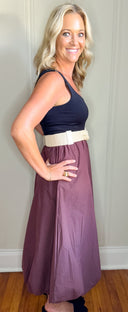 Chocolate Bubble Skirt
