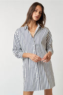Striped Shirt Dress
