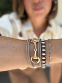 The Equestrian Chic Leather Bracelet Pretty Persuasions