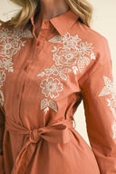 Saddle Stitch Floral Maxi