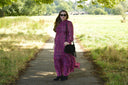 Formal Evening Gown (Midi to Long) Pink / Red Laura Ashley M