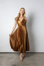 Formal Evening Gown (Midi to Long) Copper Vestique S