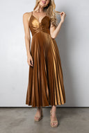 Formal Evening Gown (Midi to Long) Copper Vestique S