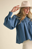 Denim Darlin' Blouse