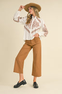 Vanilla Cowgirl Blouse