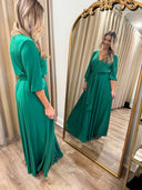 Formal Evening Gown (Midi to Long) Green BURU M