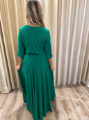 Formal Evening Gown (Midi to Long) Green BURU M