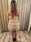 Semi Formal / Cocktail Dress (Short to Midi) Beige Anthropologie S