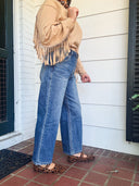 Everyday Cool Cropped Wide Leg Jeans by Mica Denim MICA Denim