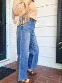 Everyday Cool Cropped Wide Leg Jeans by Mica Denim MICA Denim