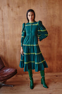 Hasu Green with Envy Midi Dress