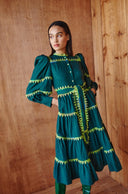 Hasu Green with Envy Midi Dress