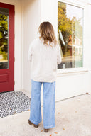 The Everlyn Denim-Mix Cardigan Jacket Veveret