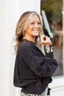 The Everyday Ease Washed Terry Sweatshirt TCEC