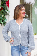 The Everyday Edge Contrast Cardigan Anniewear