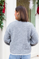 The Everyday Edge Contrast Cardigan Anniewear