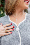 The Everyday Edge Contrast Cardigan Anniewear