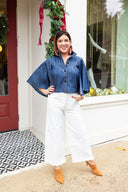 Denim Swing Top Ciebon