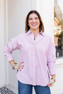 Blush Breeze Button Down Laundry Dae