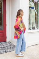 The Color Story Plaid Blouse Easel