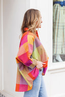 The Color Story Plaid Blouse Easel