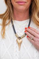 Chunky Heart Statement Necklace Laundry Dae