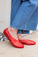 Ruby Lattice Jelly Flats CCOCCI