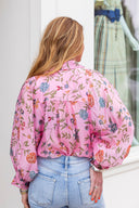 Rosy Garden Button Blouse Entro