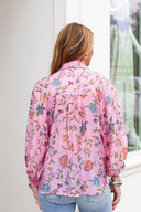 Rosy Garden Button Blouse Entro