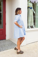 The Blue Skies Shirt Dress PINCH