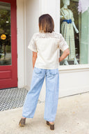 The Everyday Ease Barrel Jean JUST BLACK DENIM